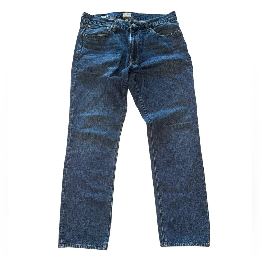 J Crew Men’s 1040 Athletic Tapered-fit Jean In One-year Wash 34”x30” Orig $128